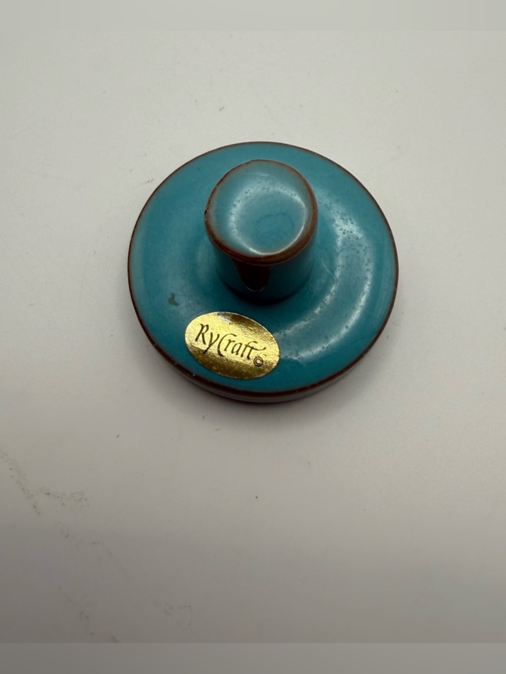 Vintage RyCraft Cookie Stamp Dove Bird W/ Branch Stoneware Mold